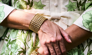 Veranda Caning Cuff Bracelet