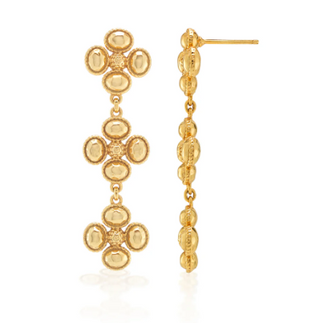 Berry Clover Linnear Earrings