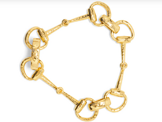 Equestrian Snaffle Bit Link Bracelet