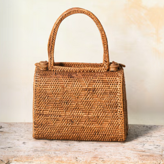 Ata Handbag with Batik Print Lining