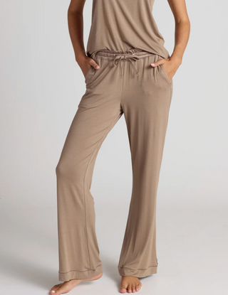 Bamboo Long Lounge Pants - Taupe