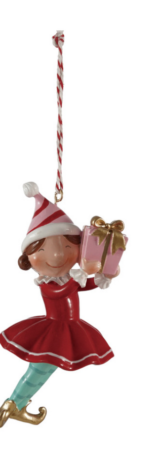 Resin Elf Ornament