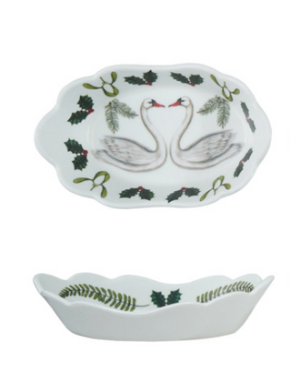 Melamine Scalloped Dish