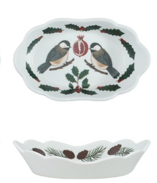 Melamine Scalloped Dish