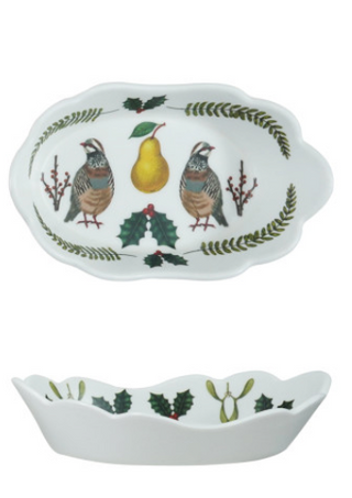 Melamine Scalloped Dish