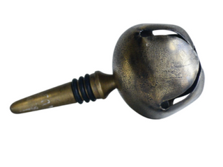 Metal Bottle Stopper with Jingle Bell