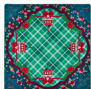 Yuletide Mahjong Mat in Tube