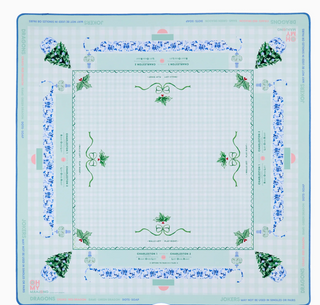 Holly Jolly Mahjong Mat in Tube