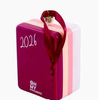 2026 Year of he Horse Mahjong Ornament