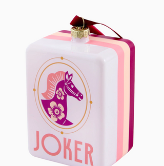 2026 Year of he Horse Mahjong Ornament