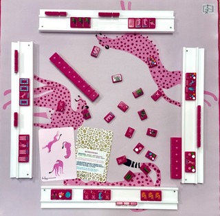 Springtime Safari Mahjong Set - Wild Pink