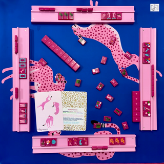 Springtime Safari Mahjong Set - Wild Pink
