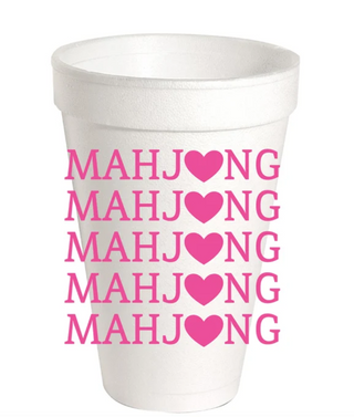Rosanne Beck Mahjong Styrofoam Cups