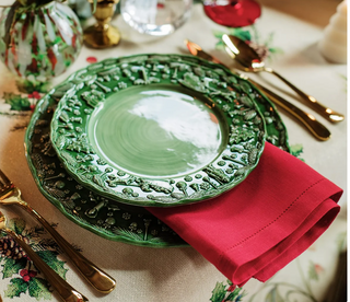 Fiabe di Natale Green Dinner Plate