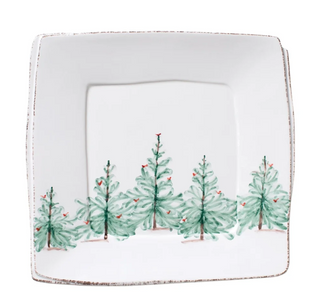 Melamine Lastra Holiday Square Platter