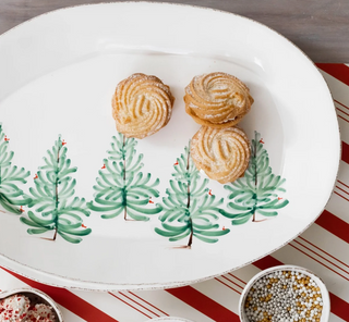 Melamine Lastra Holiday Oval Platter