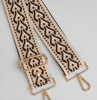 Pom Pom London Chocolate Trellis Strap