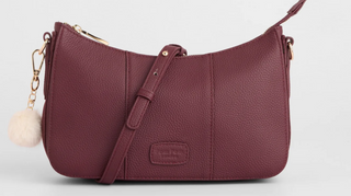 Pom Pom London Edgware Bag Dark Maroon