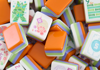 Papaya Spritz Mahjong Tile Set