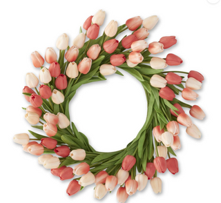 Real Touch Mini Tulip Wreath