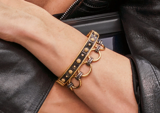 Berry Hinged Bangle Bracelets