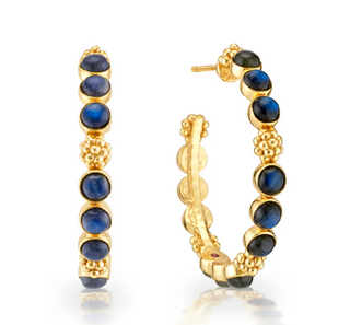 Berry Hoop Earrings