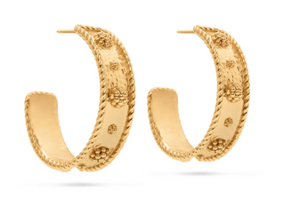 Berry Hoop Earrings