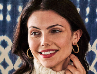 Berry Hoop Earrings