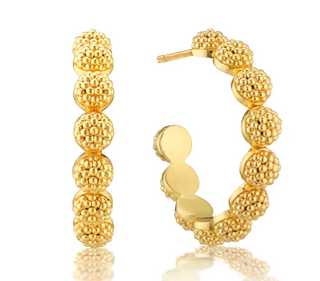 Berry Hoop Earrings