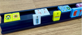 Wood Mahjong Racks & Pushers (Set of 4)