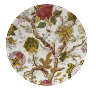 Stoneware Plate with Botanicals - 4 Styles