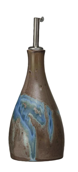 Stoneware Oil Cruet
