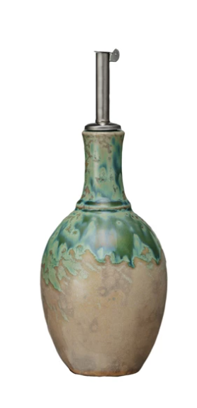 Stoneware Oil Cruet