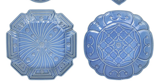 Jardins du Monde Dessert/Salad Plate Set of 4
