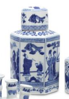 Canton Collection Ceramic Jars