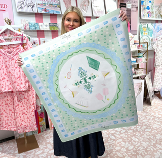 Rebecca Illustrated - Mahjong Mat-Pickle Ball