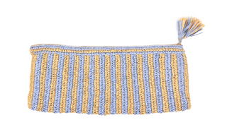 Raffia Mahjong Rack and Tile Bag