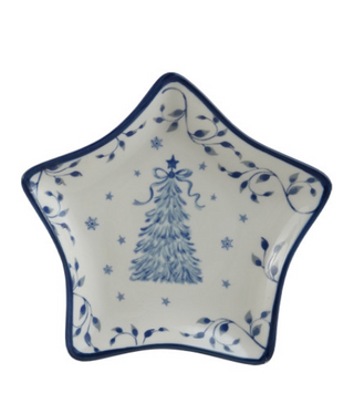 Holiday Ceramic Shaped Dish