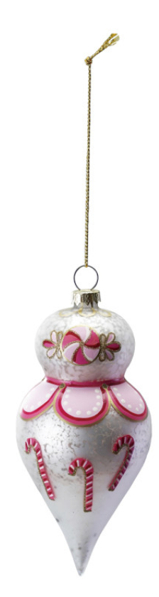 Hand-Painted Glass Ornament