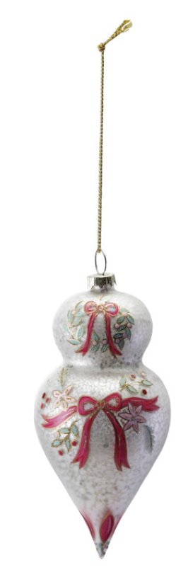 Hand-Painted Glass Ornament