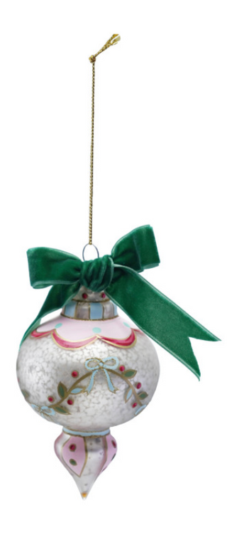 Hand-Painted Glass Ornament