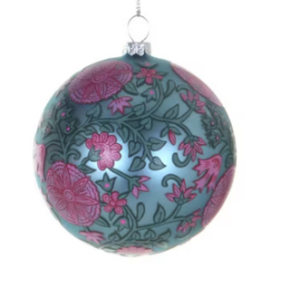 Block Print Bauble Ornament