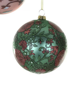 Block Print Bauble Ornament