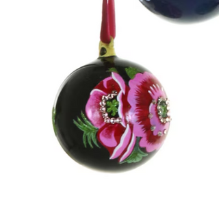 Floral Folk Bauble Ornament