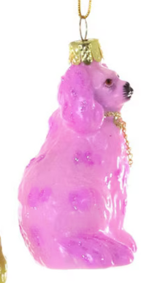 Neon Staffordshire Dog Ornament