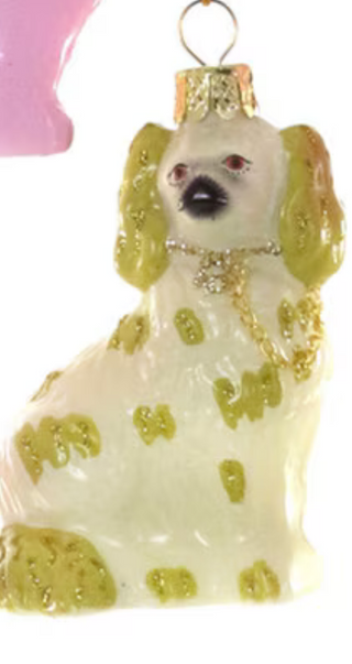 Neon Staffordshire Dog Ornament
