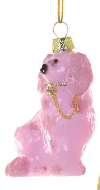 Neon Staffordshire Dog Ornament
