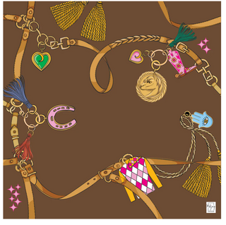 Year of the Horse Double-Sided Mahjong Mat