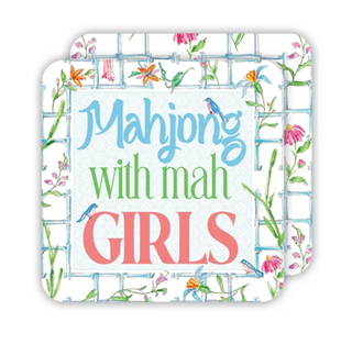 Rosanne Beck Mahjong Die-Cut Coasters