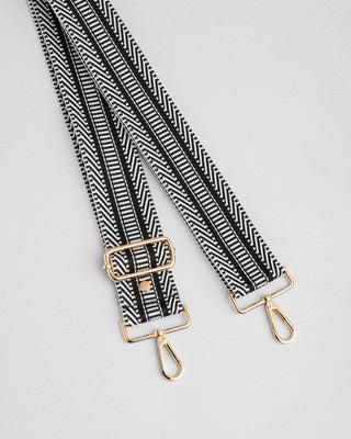 Pom Pom London Black & White Mix Strap